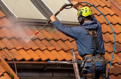 Démoussage et hydrofuge de toiture à Ornex